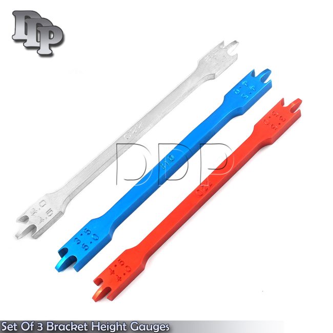 Orthodontic Bracket Positioning Height Gauges Wick Type 4mm-4.5mm-5mm-3.5mm 0.22