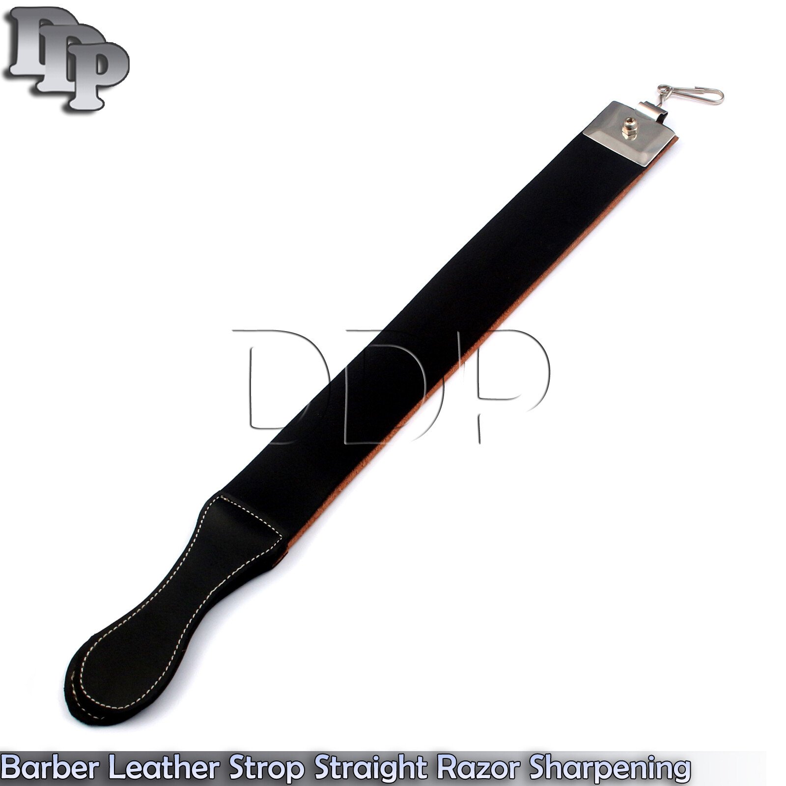 Professional Barber Leather Strop Straight Razor Sharpening Shave Shaving Strap - Image 3