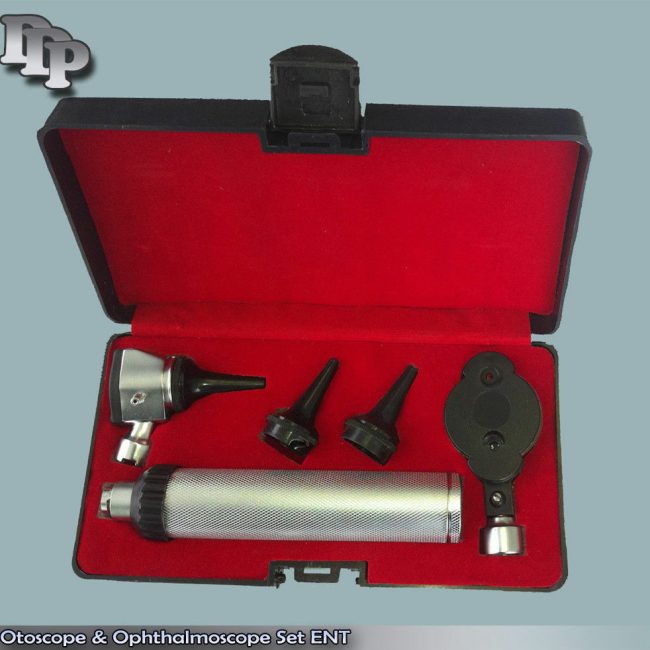 Professional Veterinary Otoscope Opthalmoscope Led Set Diagnostic KIT NT-1006