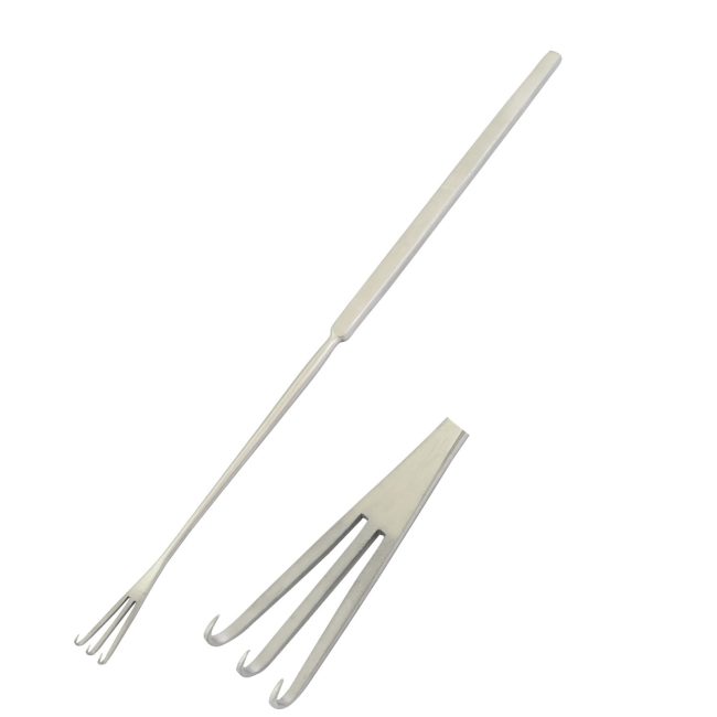 Rake Retractor 9'' 3 Prongs Sharp Stainless Steel Surgical Instruments RT-091