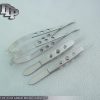 SET OF 4 O.R GRADE MICRO SURGERY CASTROVIEJO SCISSORS & SUTURE TYING FORCEPS 6"