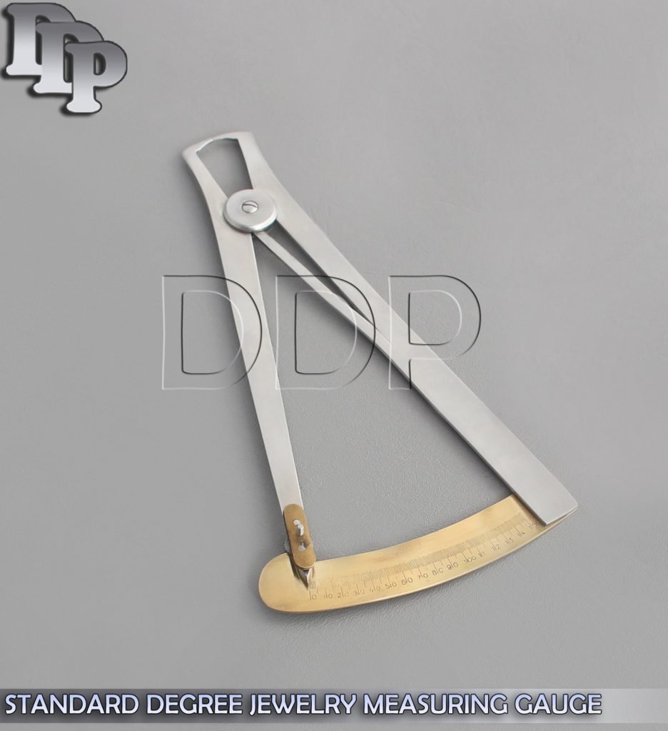 STANDARD DEGREE GAUGE ECONOMY QUALITY 75mm CAPACITY JEWELRY MEASURING THICKNESS