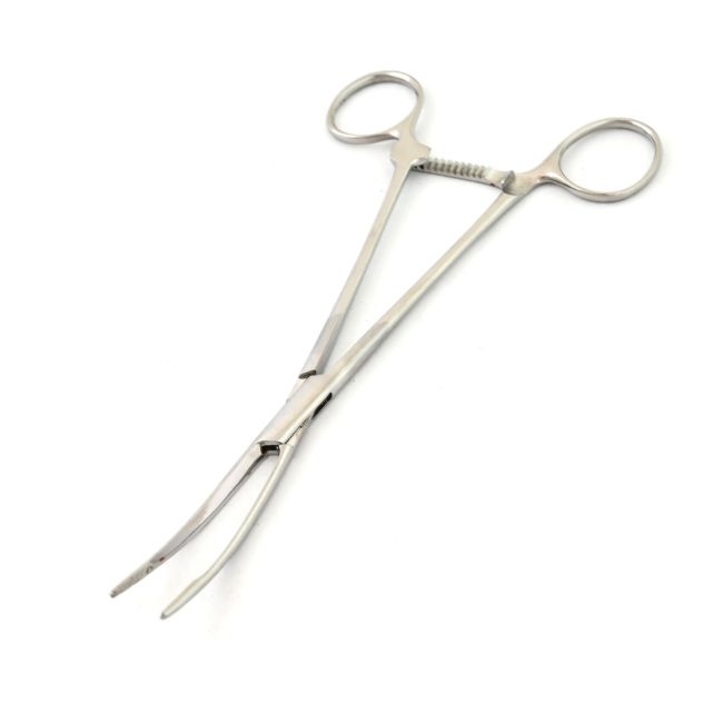 Semb Bronchus Ligature Forceps 20cm Curved Stainless Steel Surgical Inst DS-1867