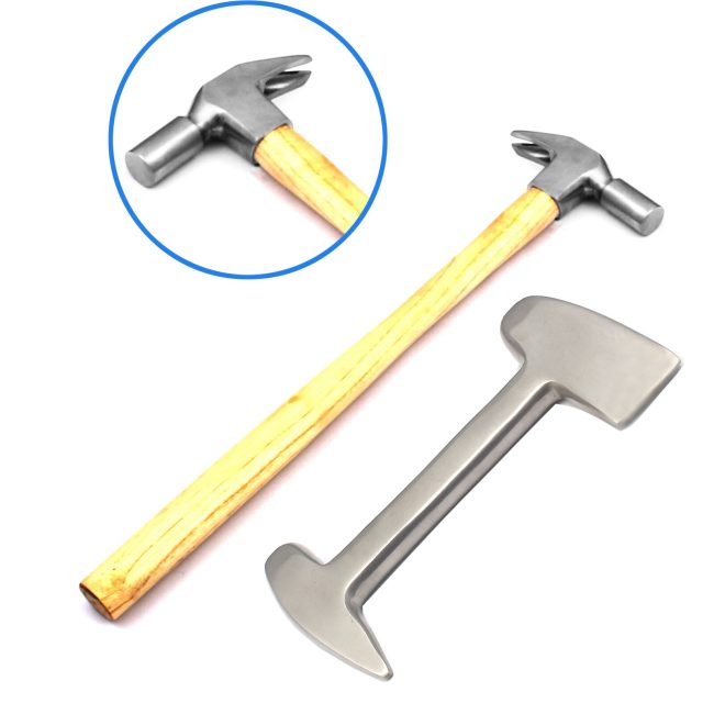Set Of 2 Farrier Hammer Horse shoe Nail + Clinch Cutter Veterinary Instruments