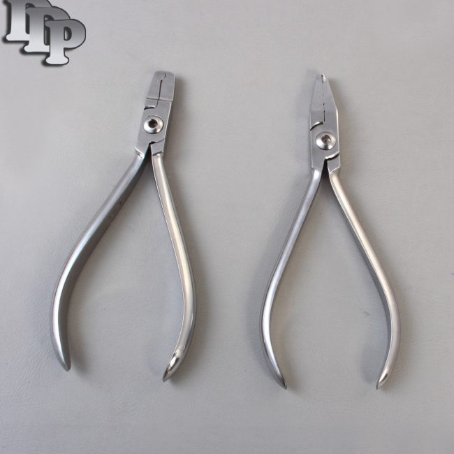 Set of 2 Jarabak Light Wire Plier & Primary Crown Crimping Plier Orthodontic
