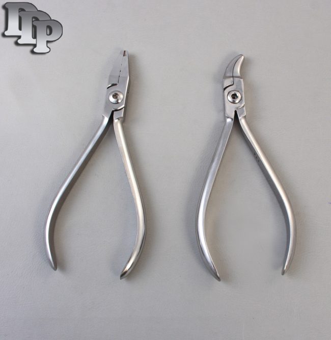 Set of 2 Jarabak Light Wire Plier & Reynolds Contouring Plier Orthodontic