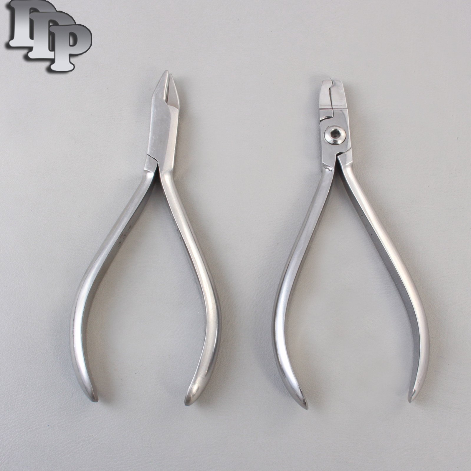Set of 2 Primary Crown Crimping Plier & 3 Prong Plier Orthodontic Set