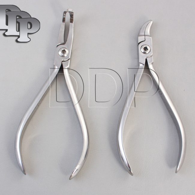 Set of 2 Reynolds Contouring Plier & Bracket Remover Plier Angled Dental Set
