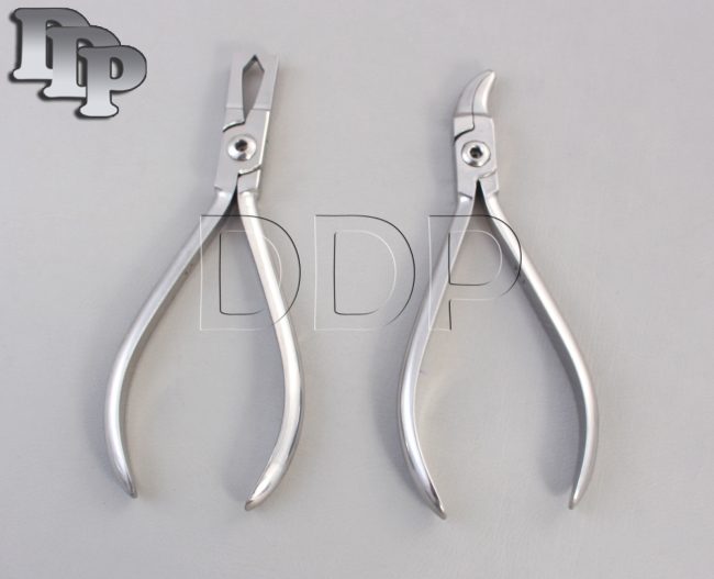 Set of 2 Reynolds Contouring Plier & Bracket Remover Plier Straight Dental