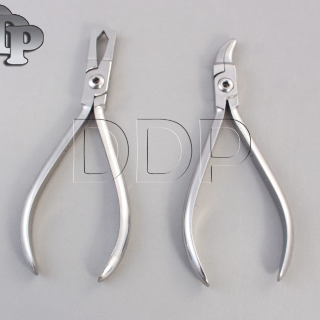 Set of 2 Reynolds Contouring Plier & Bracket Remover Plier Straight Dental