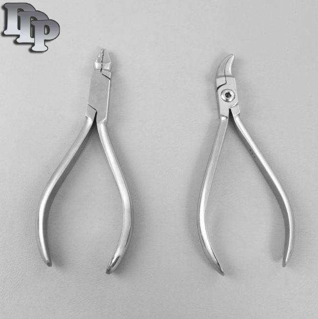 Set of 2 Reynolds Contouring Plier & Young Plier Orthodontic Instruments Set