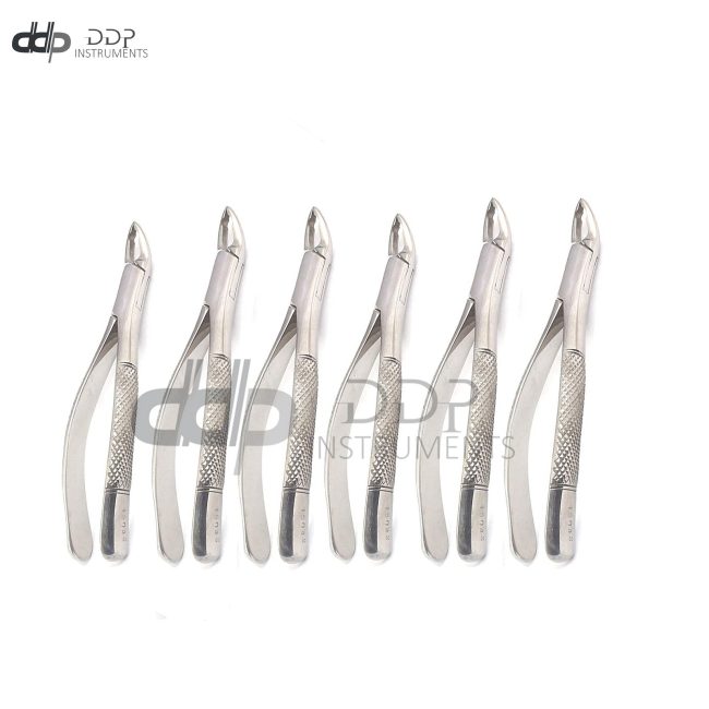 Set of 6 Dental EXTRACTING Forceps #150AS Dental Extraction Instruments