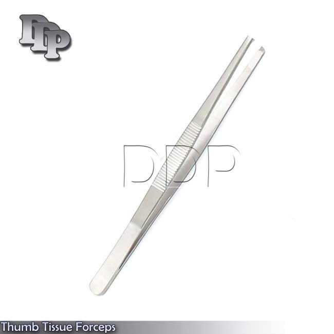 Thumb Tissue Forceps 5.50" 1x2 Teeth