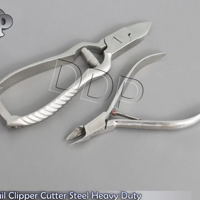 Toe Nail Clipper Cutter Steel Heavy Duty Barrel Spring 5.5" Free Cuticle Nipper
