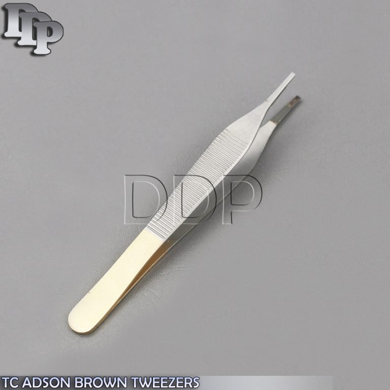1 PCS TC ADSON BROWN TWEEZERS DENTAL FORCEPS 12CM STAINLESS STEEL