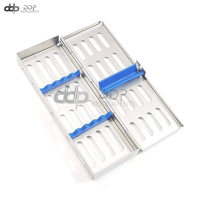 10 Dental Autoclave Sterilization Cassette Rack Box Tray For 5 Instrument