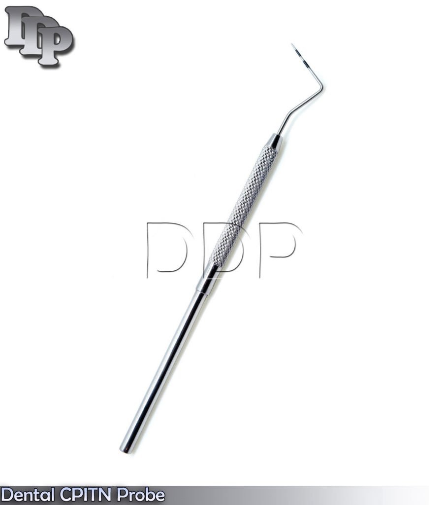 10 Pcs Periodontal CPITN Color Coded Marking Probes Round Pocket Depth Measuring