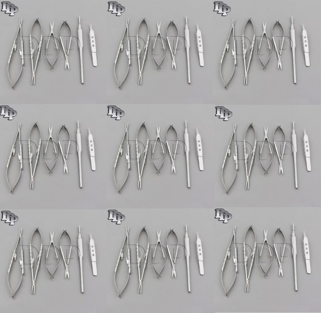 10 Sets Of 6 Pcs Eye Micro Surgery Surgical Ophthalmic Instruments Set EY-062