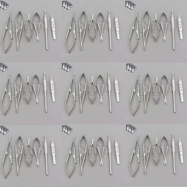 10 Sets Of 6 Pcs Eye Micro Surgery Surgical Ophthalmic Instruments Set EY-062