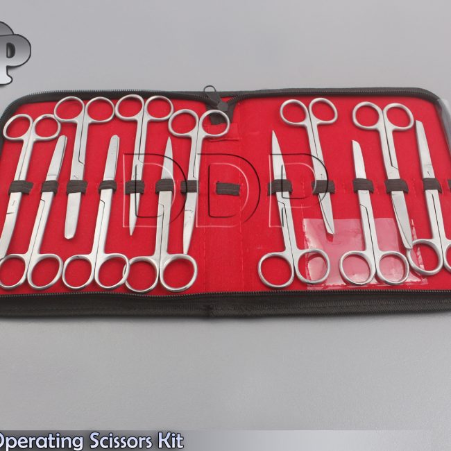12 PC O.R GRADE OPERATING SURGICAL SCISSORS SET KIT