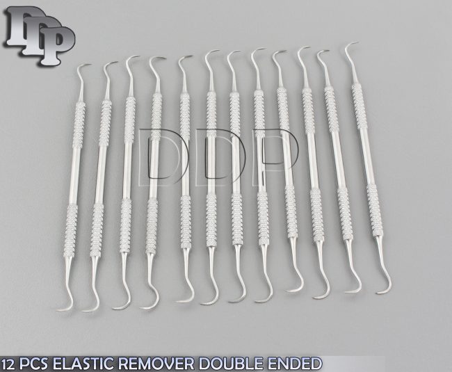 12 PCS ORTHODONTIC DENTAL INSTRUMENTS ELASTIC REMOVER DOUBLE ENDED