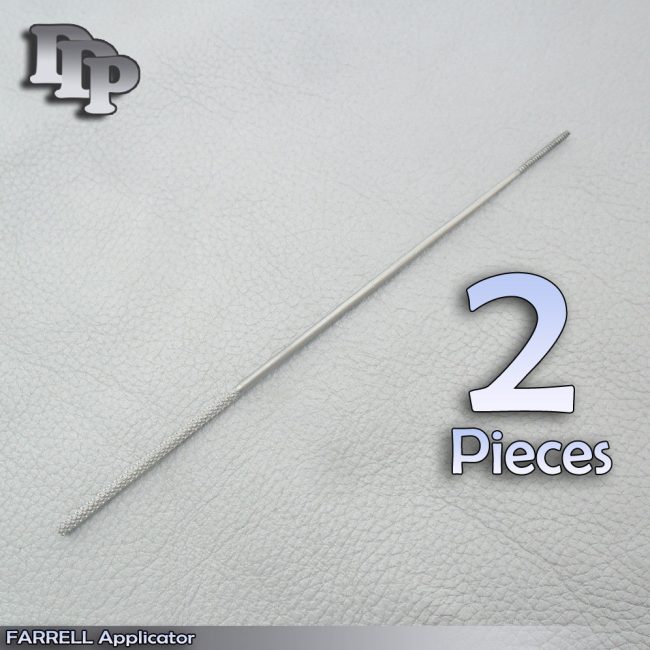 2 FARRELL Applicator 6.50" ( 16.5CM) Surgical Medical ENT Instruments