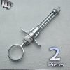 2 Pieces Of Aspirating Breech Syringe Instruments