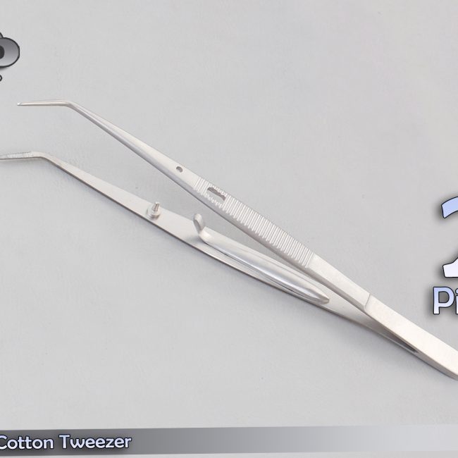 2 Pieces Of College Cotton Tweezer Plier With Lock Instruments