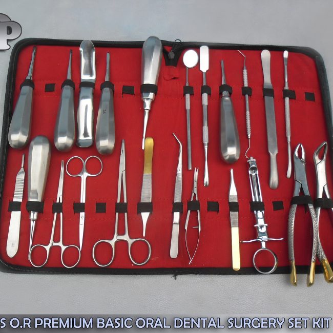 23 PCS O.R PREMIUM BASIC ORAL DENTAL SURGERY SURGICAL INSTRUMENTS SET KIT DN-561