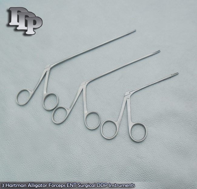 3 Forceps 3.5''+5.5''+6.5'' ENT Surgical Instruments