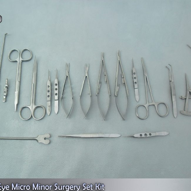 30 Pc O.R Grade Vitreoretinal Eye Micro Minor Surgery Ophthalmic Set Kit EY-025