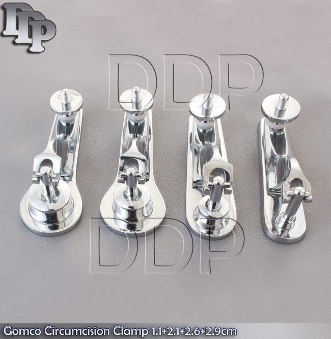 4 PCS Gomco Circumcision Clamp 1.1+2.1+2.6+2.9cm Surgical Instruments