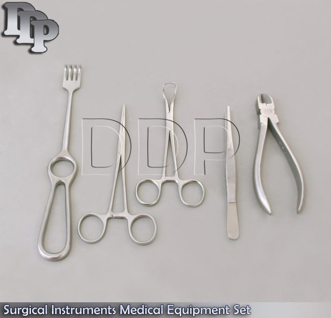5 Pcs Surgical Instruments Medical Equipment Set, DS-640