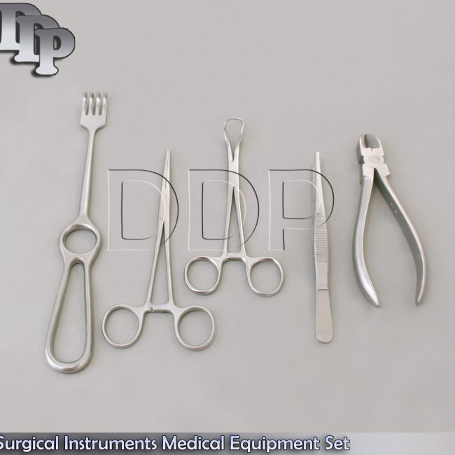 5 Pcs Surgical Instruments Medical Equipment Set, DS-640
