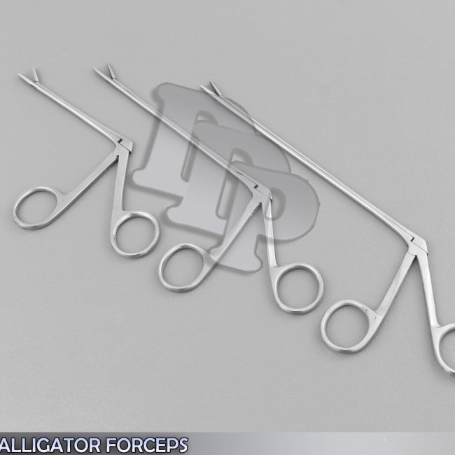 6 ASSORTED ALLIGATOR FORCEPS 3.5''+5,5''+6.5'' SURGICAL INSTRUMENTS ENT