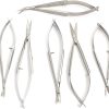 6 PCS O.R GRADE ASSORTED CASTROVIEJO MICRO OPHTHALMIC SCISSORS STR- CVD- ANG