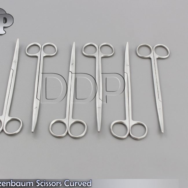 6 PREMIUM O.R GRADE STAINLESS STEEL METZENBAUM SCISSORS CURVED 7" SATIN FINISH