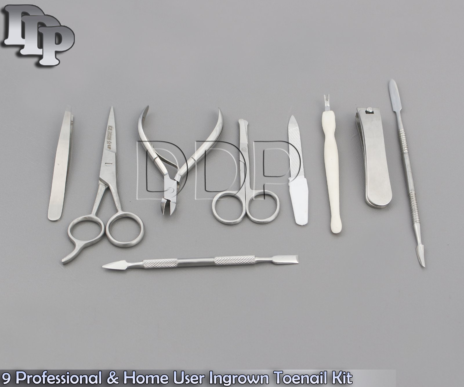 9 Professional and Home user Ingrown Toenail Kit Hand Tools Set BTS-80