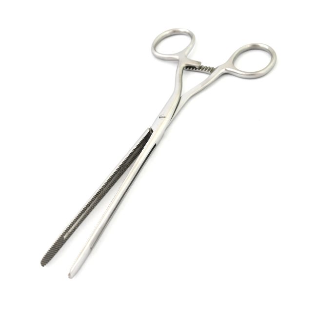 A TRAUMATIC Cardiovascular Intestinal Clamp 8'' Straight Medical Tools DS-1836