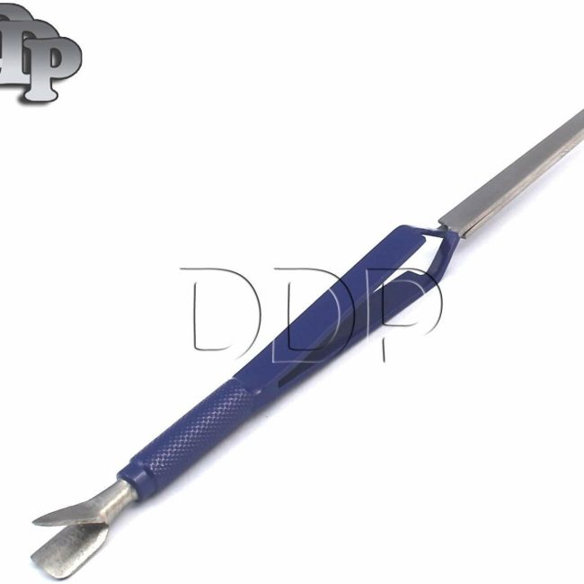 Acrylic Nail Pincher Tool Multi Function Cuticle Pusher TWEEZER Magic Wand Blue