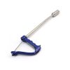 Balling Applicator Curved or Bolus Gun ,Blue Color Coated Grip Handle VT-195