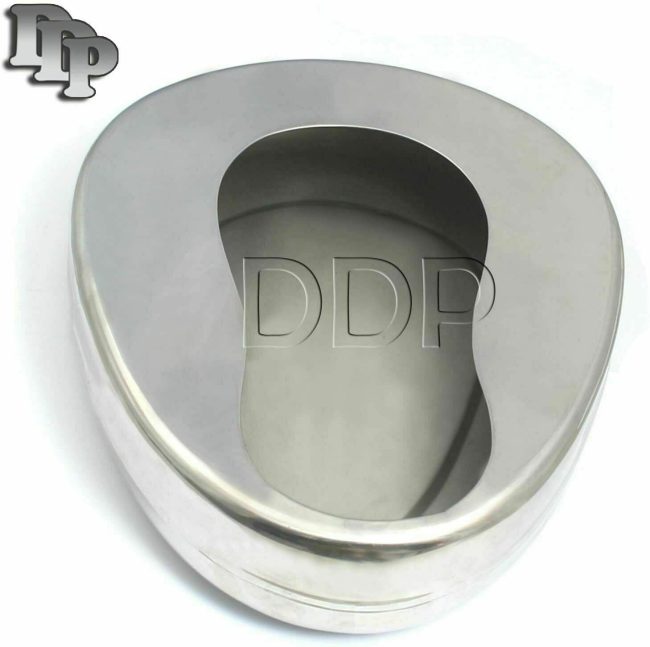 Bedpan Stainless Steel Female Urinal Bedbound Patient Medical Care 14" X 11 3/8"