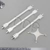 Bracket Height Gauge 018 & 022 Dental Orthodontic Gauge Set of 4 Pieces