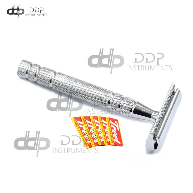 Butterfly Safety Razor Twist To Open Double Edge Clean-Shave MenGrooming BTS-318