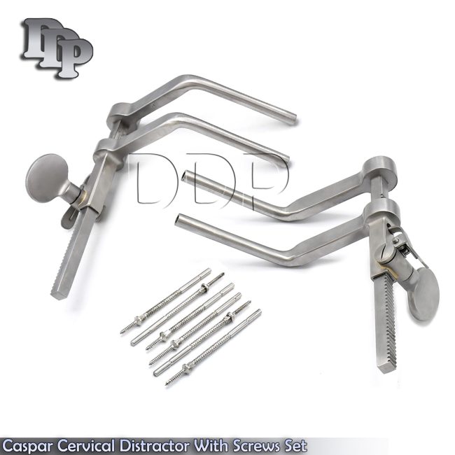 Caspar Cervical Distractor With Screws (2 Set) Neurosurgical Orthopedic OP-017