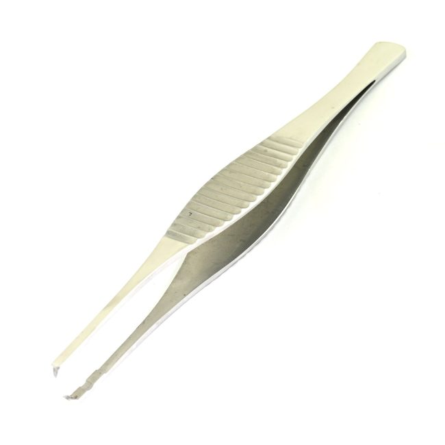 Charnely Type Tissue Needle Forceps 7'' 1x2 Teeth Surgical Instruments DS-1771