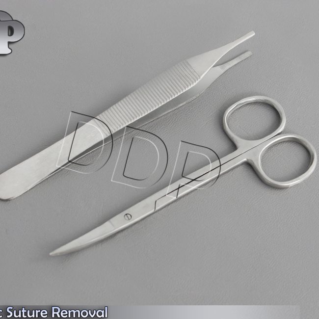 Classic Suture Removal 2 Pcs Kit Surgical Instruments New