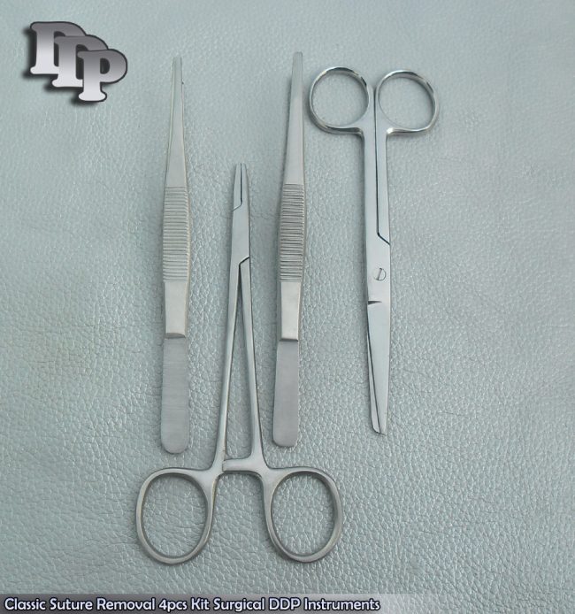 Classic Suture Removal 4pcs set Oprating Scissor Surgical Instruments