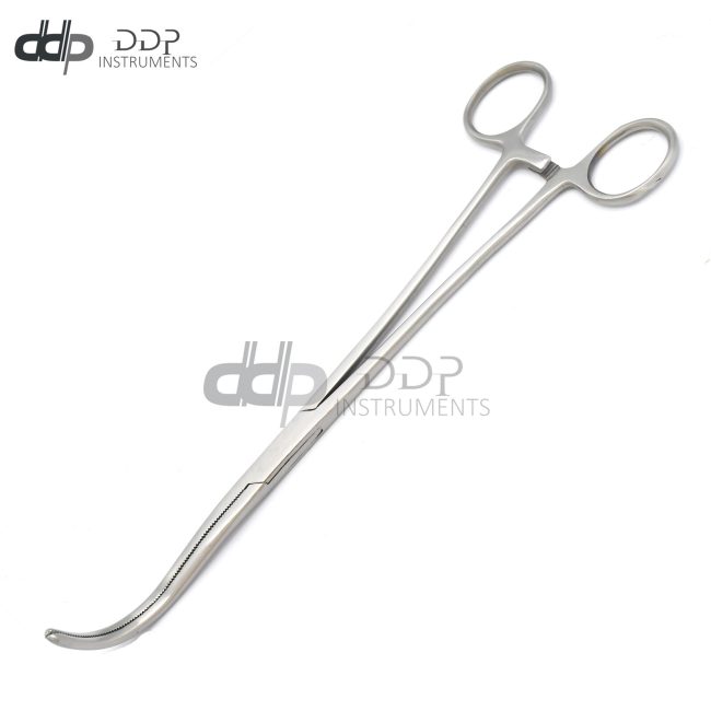 Columbia Kidney Pedicle Forceps Herrick Curved 9.5" Surgical Instruments DS-1332