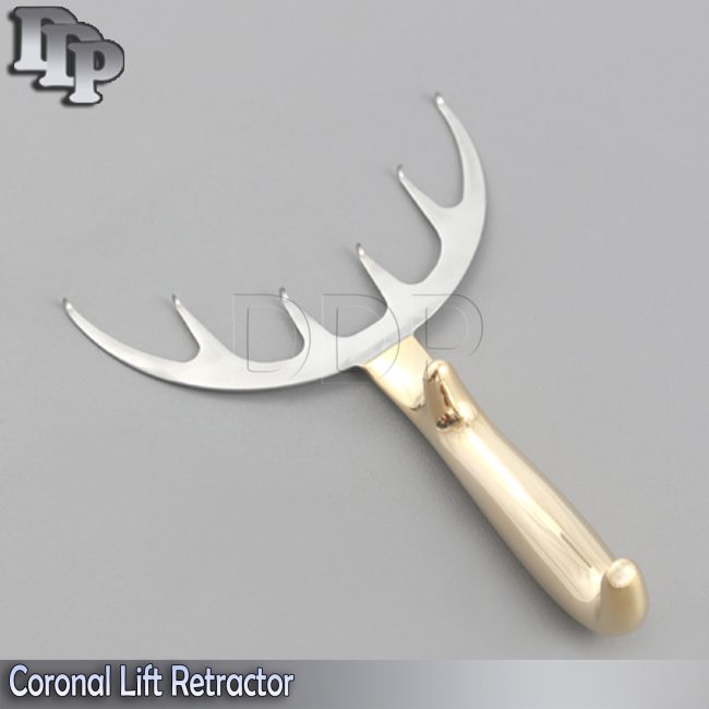 Coronal Lift Retractor 6 sharp prongs,8.25"+6" BST-014